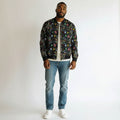 African Ankara Bomber Jacket Milky way Pattern