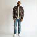African Ankara Bomber Jacket Tribal Treasures Pattern
