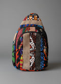 Afro fabric crossbody bag