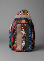 Afro fabric crossbody bag