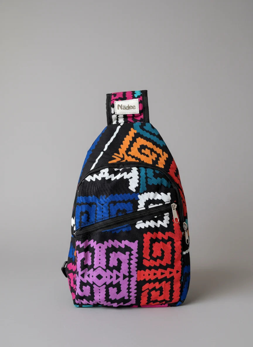 Zigzag crossbody bag
