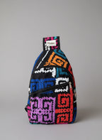 Zigzag crossbody bag