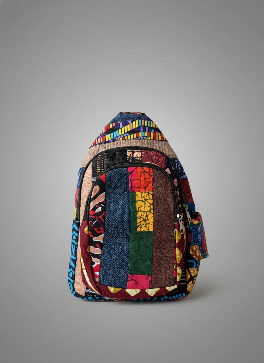 Variety fabric crossbody bag