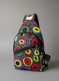 Colorful cells crossbody bag